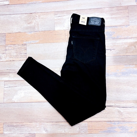 LEVI'S 720 Black high-rise super skinny jeans - Picture 3 of 12
